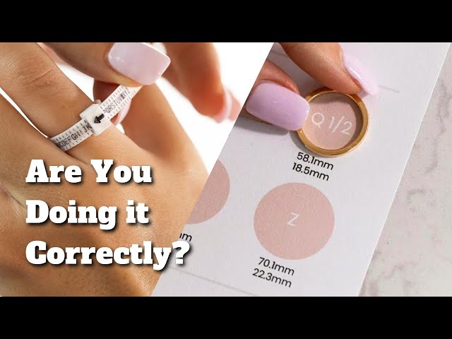 15sec Tutorial] How to Measure Your Ring Size at Home 