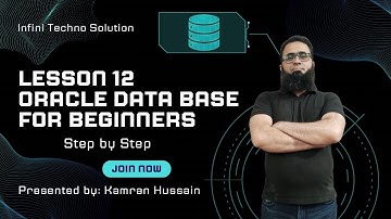 Lesson 12 | Beginner’s Guide to Oracle Database | Learn and Practice Step by Step