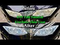 DIY | Full Tutorial | Car Headlights Restoration | Using Holtz Urethane Clear Coat (Tagalog)