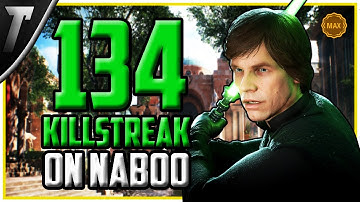 Star Wars Battlefront 2 Luke Skywalker 134 Killstreak (Naboo) (Max Level)