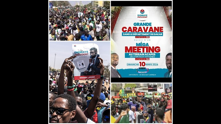 DIRECT SUIVEZ :LE GRAND MEETING DE COALITION DIOMAYE PRESIDENT A ACAPES DES PARCELLES ASSANIE ...