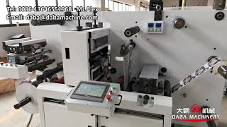 how does Blank Adhesive Labels Slitting And Rotary Die Cutting Machine work？