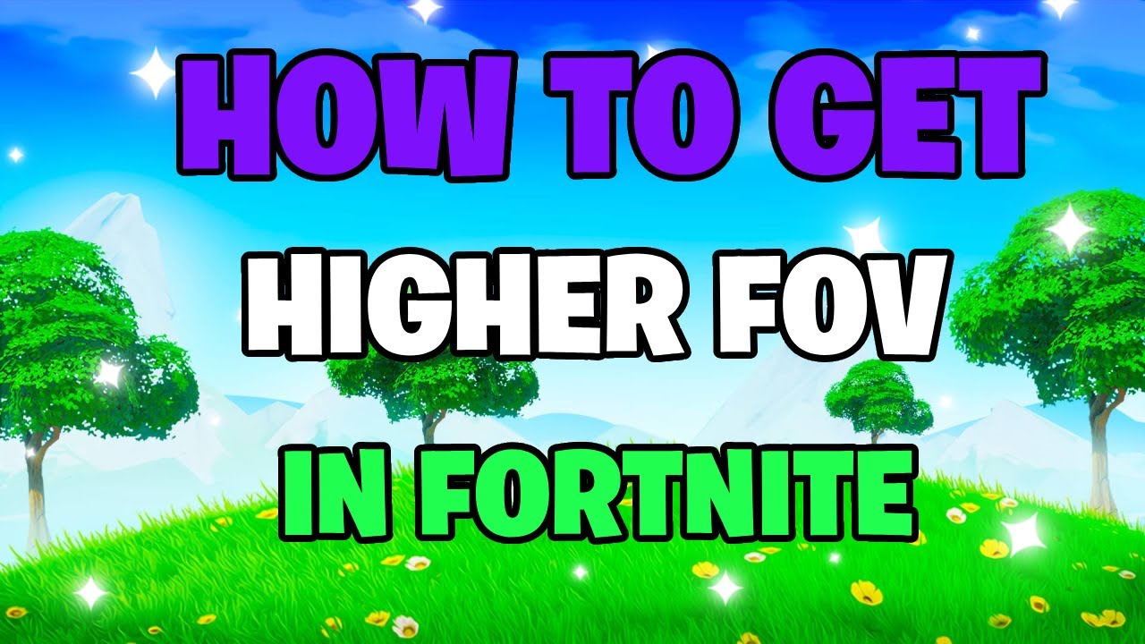 How to get a higher FOV in Fortnite (Tutorial)