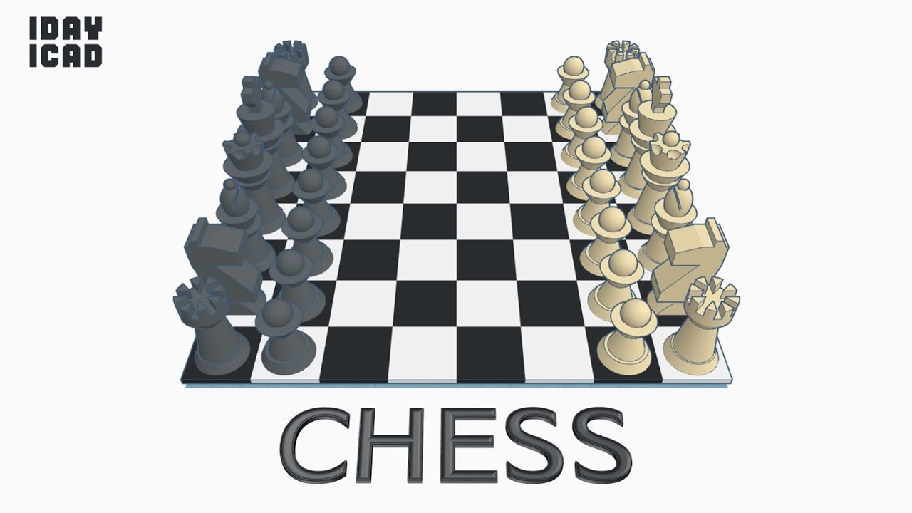How to Make a 3D Printable Chess Set With Autodesk Tinkercad : 19 Steps -  Instructables