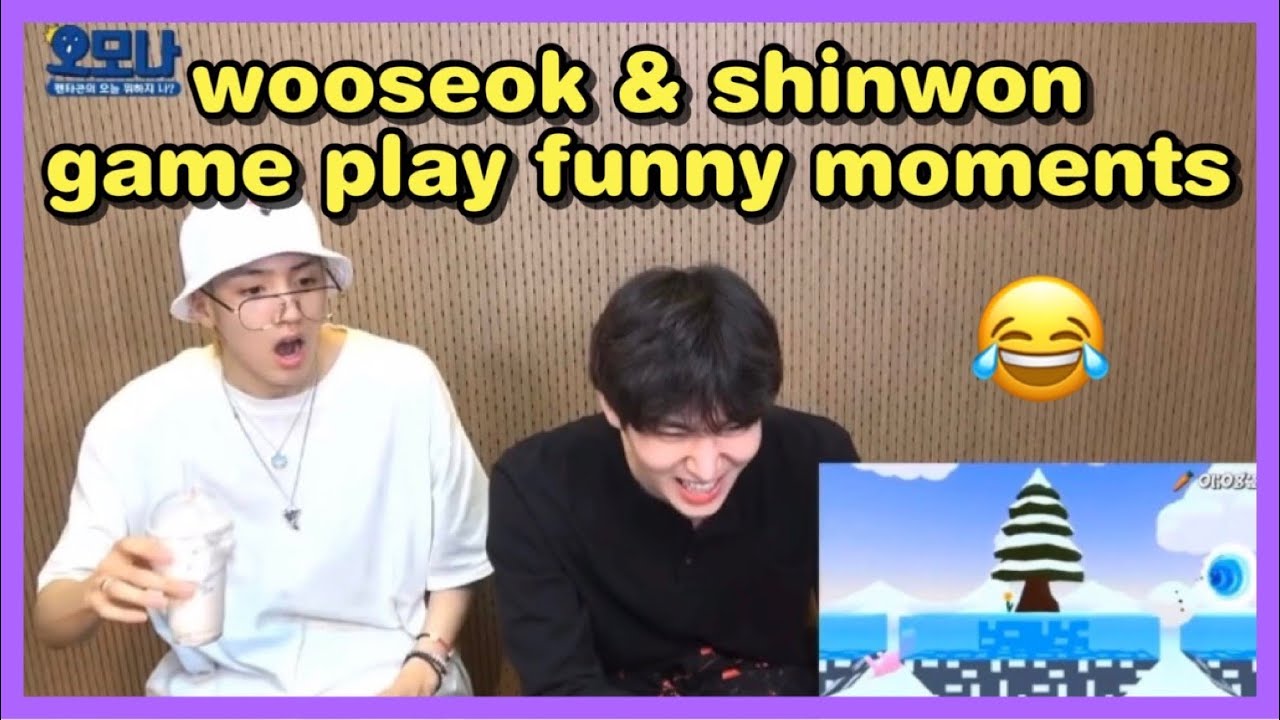 Watching Pentagon Wooseok And Shinwon Play A Game