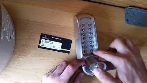Programming 600 Series Code Lock- S.A. Locksmith & Security