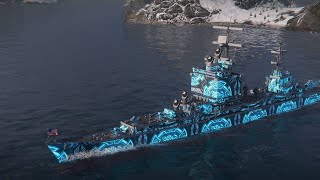 : 10M Damage | USS Long Beach Escort Mode Gameplay | Modern Warships