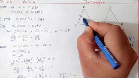 Chapter:6 Ex.6.4 (Q.3,4,5) Triangles | Ncert Maths Class 10 | Cbse.