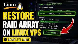 How to restore RAID arrays on Linux VPS after disk replacement - Complete Guide