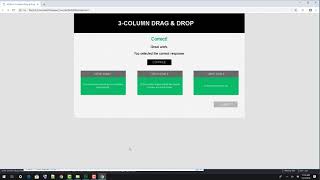 3 Column Drag & Drop Captivate