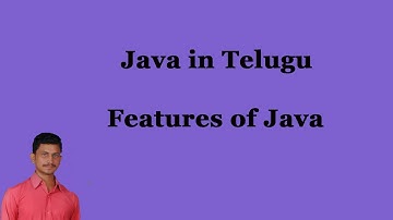 Features of Java || Java in Telugu || Mr.Sivarao