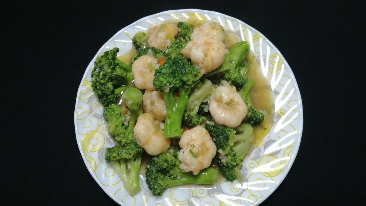 মজার ব্রকলি রান্না Broccoli Rannar Recipe in Bengali Chinese Shrimp