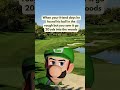 When his ball “miraculously” improves its lie 🌳👀