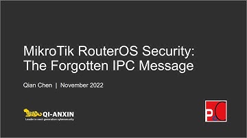MikroTik RouterOS Security: The Forgotten IPC Message