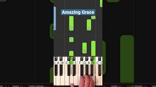 Amazing Grace - Piano Tutorial Easy