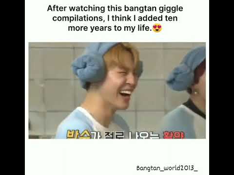 BTS giggle compilation made my life happier