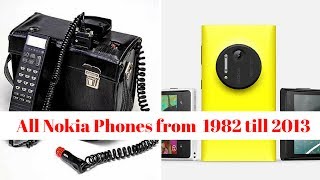 All Nokia phones from 1982 till 2013! Which one is yours