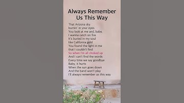 Thumbnail of Always Remember Us This Way [1] | Lady Gaga