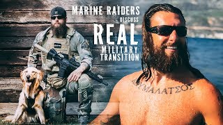 Ret. marine raider msgt cody alford and nick koumalatsos discuss
transitioning out of special operations the struggles that can come
with e...