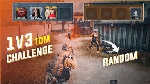 Random 3 player call me noob and |challenge |Bgmi tdm gameplay