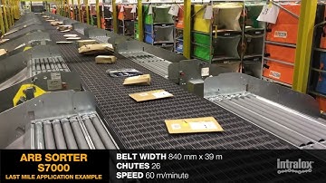 Intralox ARB Sorter S7000 Last Mile