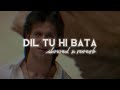 Dil Tu Hi Bata (KRISH 3) Slowed and Reverb 🔥 Mp3 Song