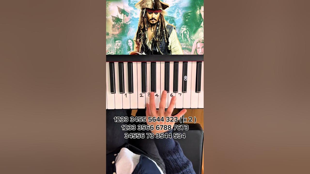 Learn to play He’s a Pirate from Pirates of the Caribbean with this easy piano tutorial! ⚓🎹 Perfect