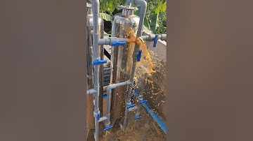 Xử lý nước nhiễm phèn nặng,xả lọc phèn.