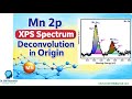 Mn 2p XPS spectrum deconvolution using Origin software|#Tamil#