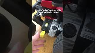 How to disengage motor on power wheelchair