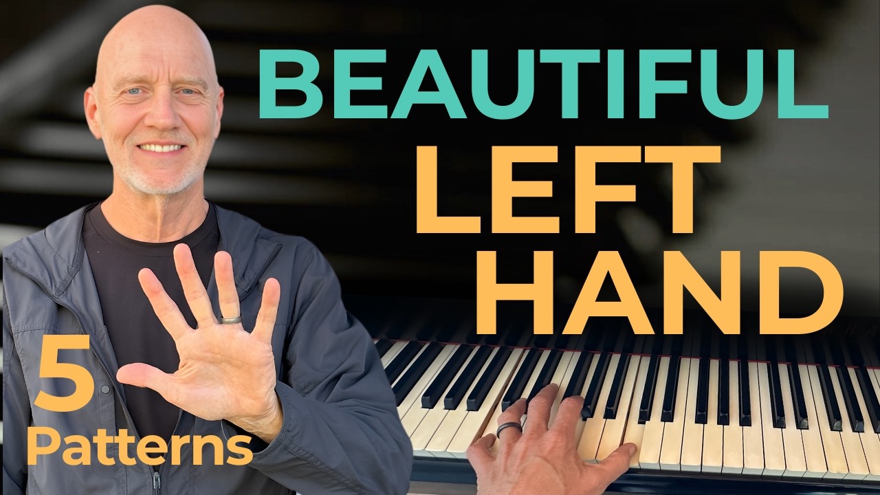 The 5 Left Hand Patterns Every Pianist Needs to Know | Beginner to Intermediate