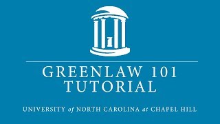 Greenlaw 101 Tutorial - UNC Classroom Hotline