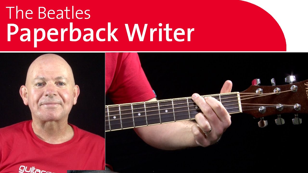 Paperback Writer by the Beatles Guitar Lesson - Intro Riff