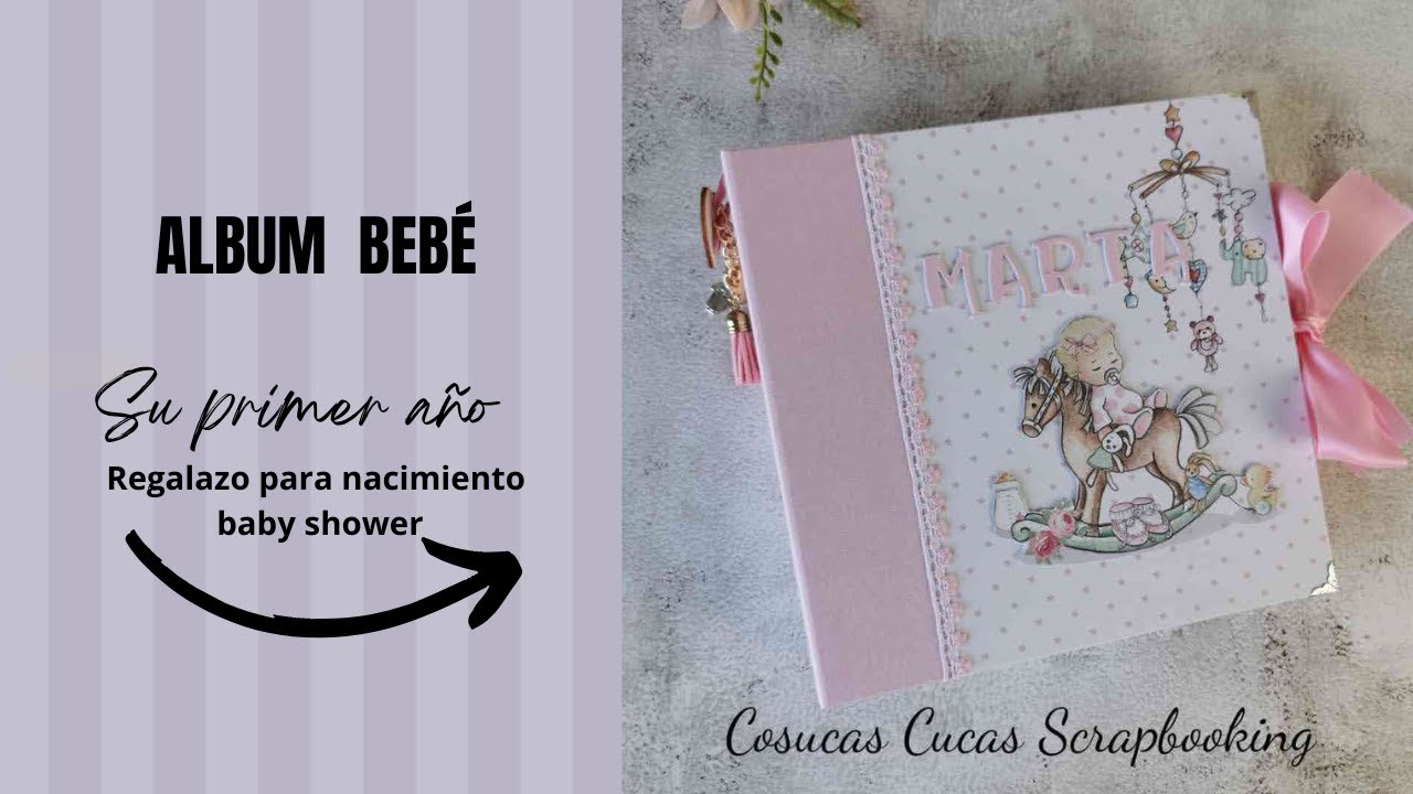 ALBUM SCRAP fotos Bebe hecho a mano