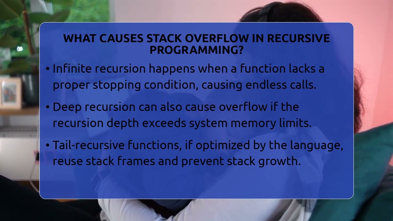 What Causes Stack Overflow In Recursive Programming? - Next LVL Programming