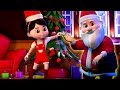 tinir Sinos | Canção para crianças | 3d Papai Noel rima | Xmas Carols | Jingle Bells For Kids