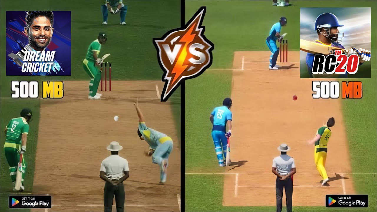 Dream Cricket 24 vs Real Cricket 20 | Which Game is best - YouTube
