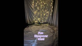 Fun Trampoline Sleepover Idea