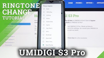 How to Change Ringtone in UMIDIGI S3 Pro – Ringtone Settings