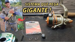 Aprenda como montar chicote com anzol duplo um de costa pro outro para pescar piapara piau e curimba