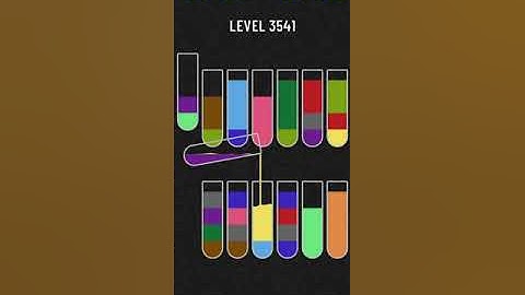 water sort puzzle level 3541