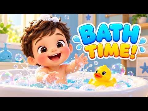 Bath Song for Kids 🛁 | Splish Splash Bubble Bath | LoloBoo Kids