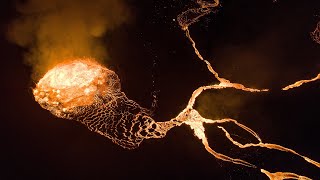 Geldingadalir Volcano Iceland | Вулкан в Исландии | 4K Drone