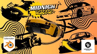 Midnight Racer Game Concept Blender Animation