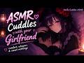 [ASMR RP][F4M] Hair Play &amp; Chest Cuddles 💗 Sleepy Girlfriend Comfort (Soft Affirmations &amp; Snuggles)