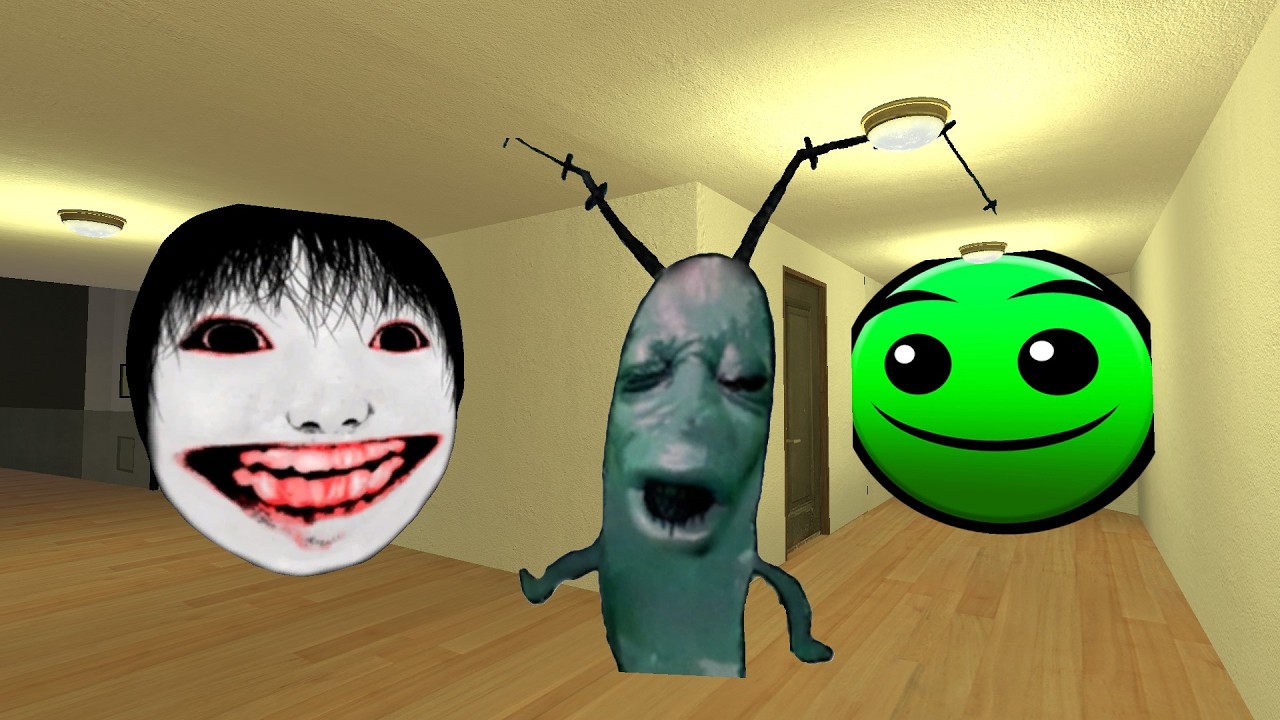 Fire In The Hole Yoshie And Plankton In Liminal Hotel 😱 | #gmod