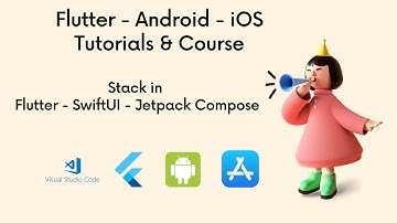 Stack in Flutter - SwiftUI - Jetpack Compose