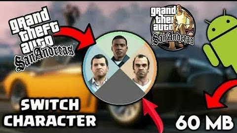 (60 MB) Download GTA5 Character Switch Mod On GTA San Andreas Android / GTA 5 On Android(In Hindi)