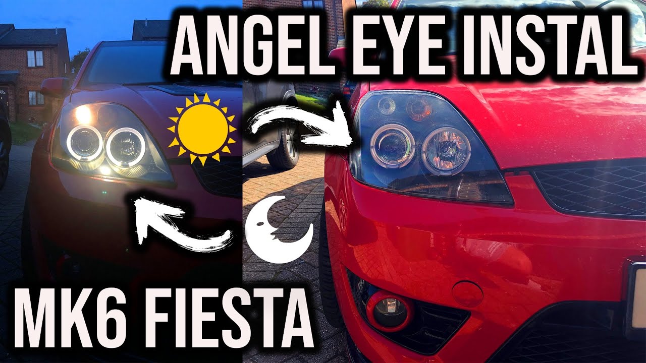 Angel Eyes Headlight Wiring Fiesta St Mk6 Youtube