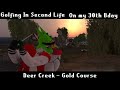 Golfing in second life deer creek golf resort  gold course furries secondlife